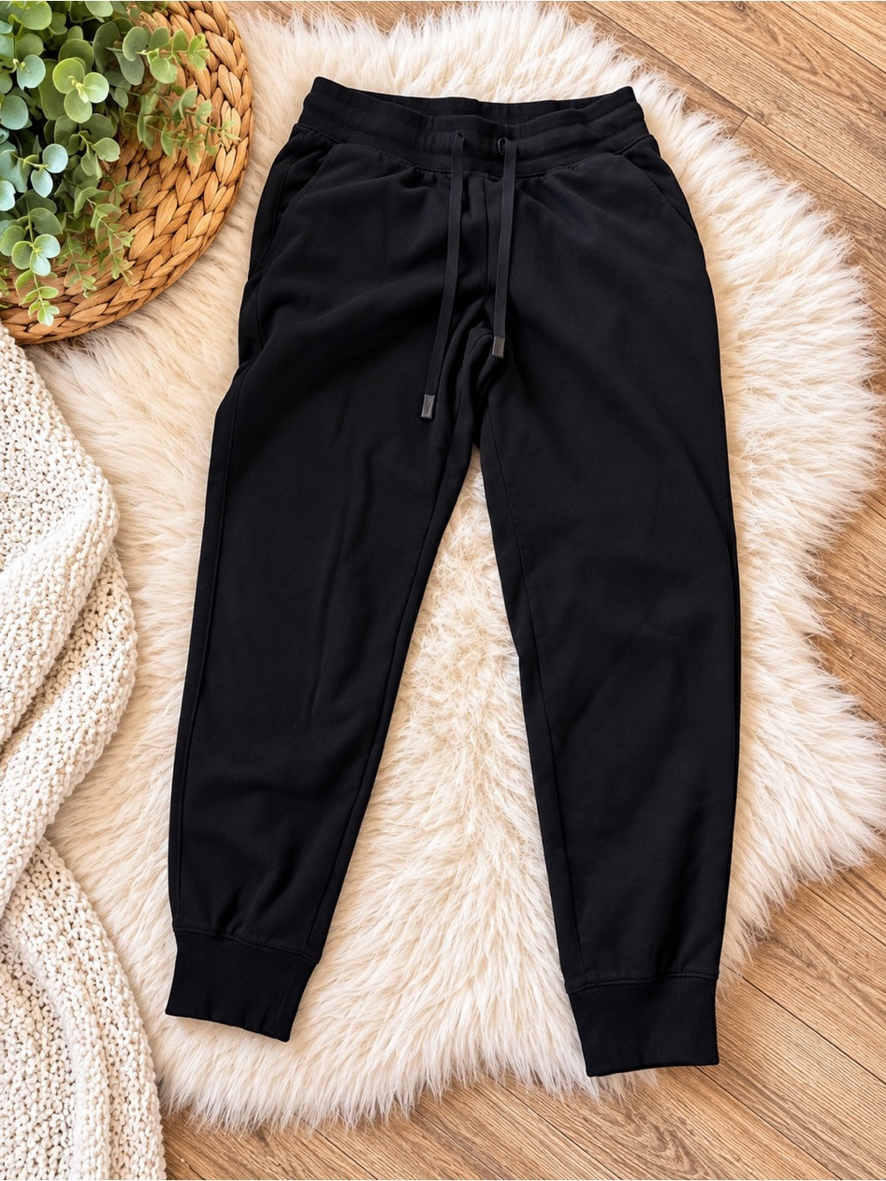Athletic Works Black Kids Jogger Sweatpants